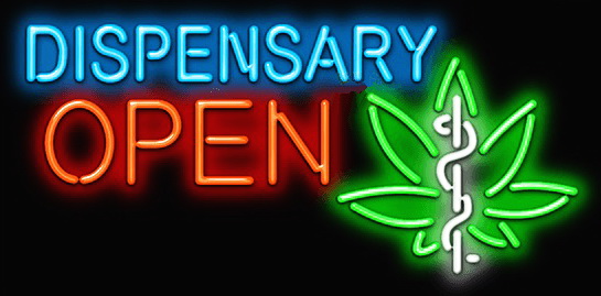 Dispensary Open Neon Sign